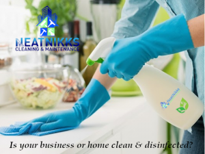 Clean and disinfect